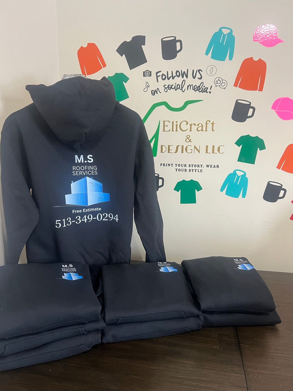 Custom Hoodies Size S to XL